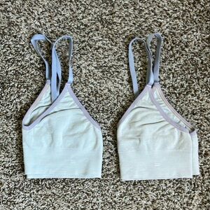 Lot of two BRANWYN merino wool bralettes S